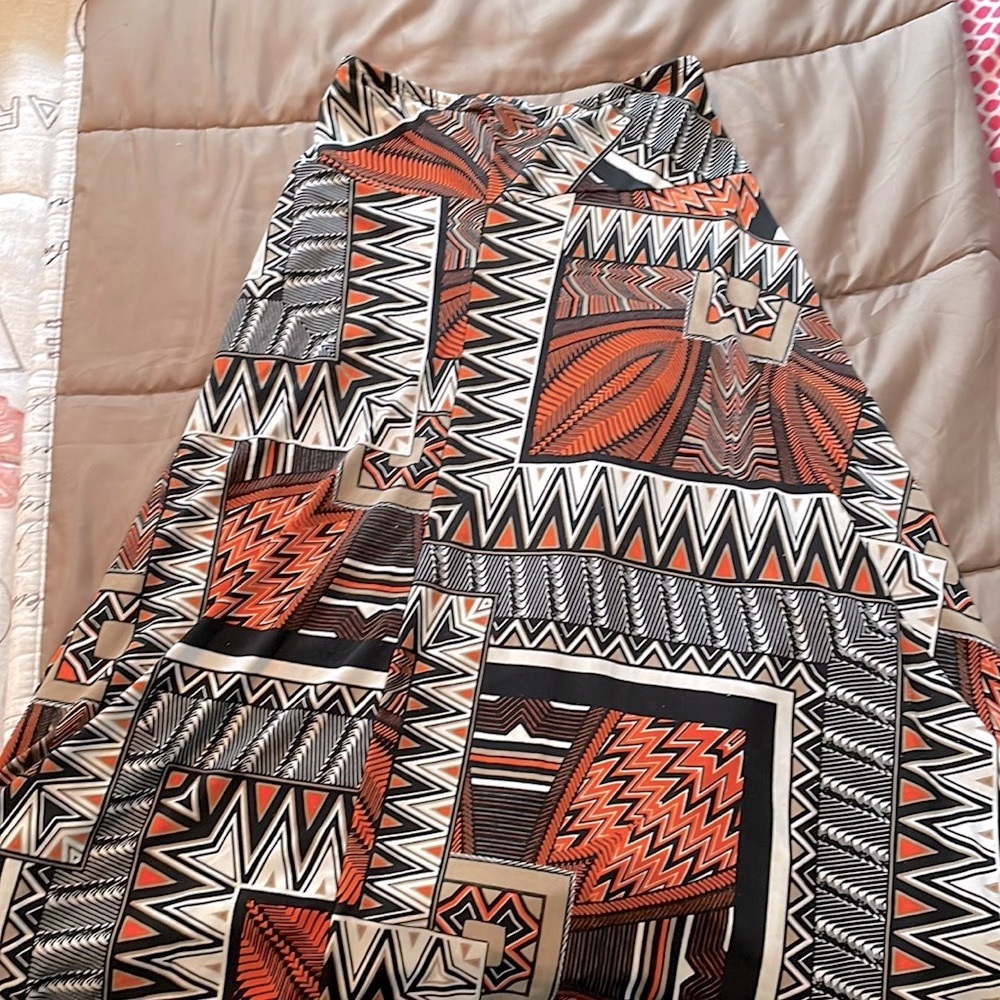 Colorful maxi skirt size L